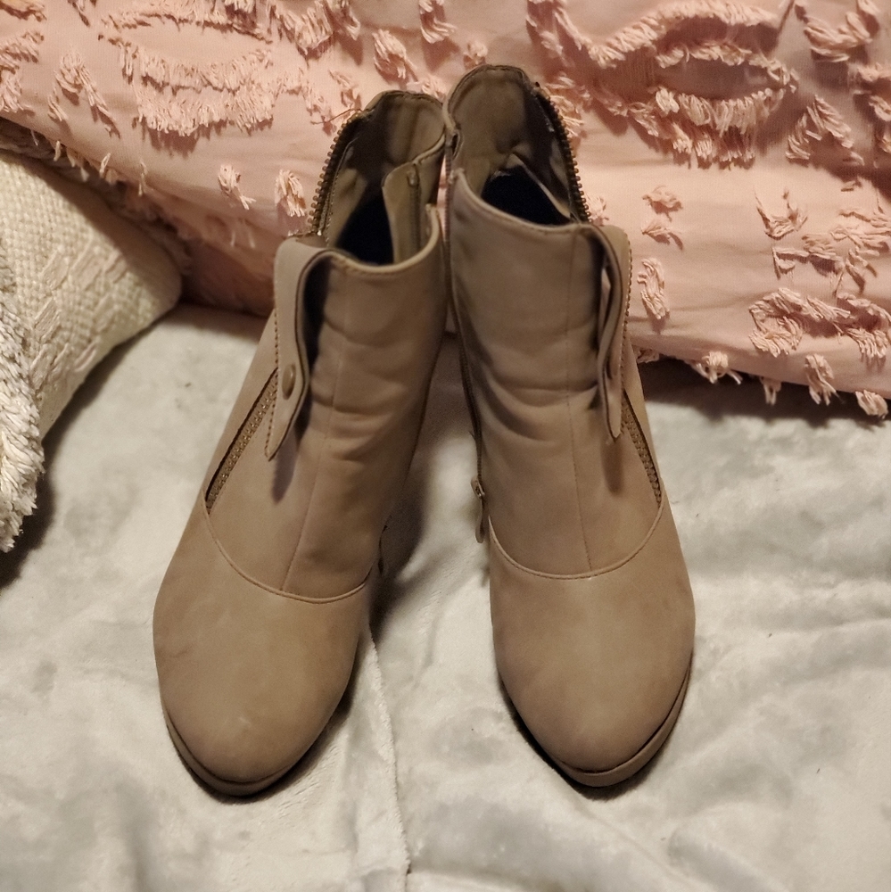 Suede Booties